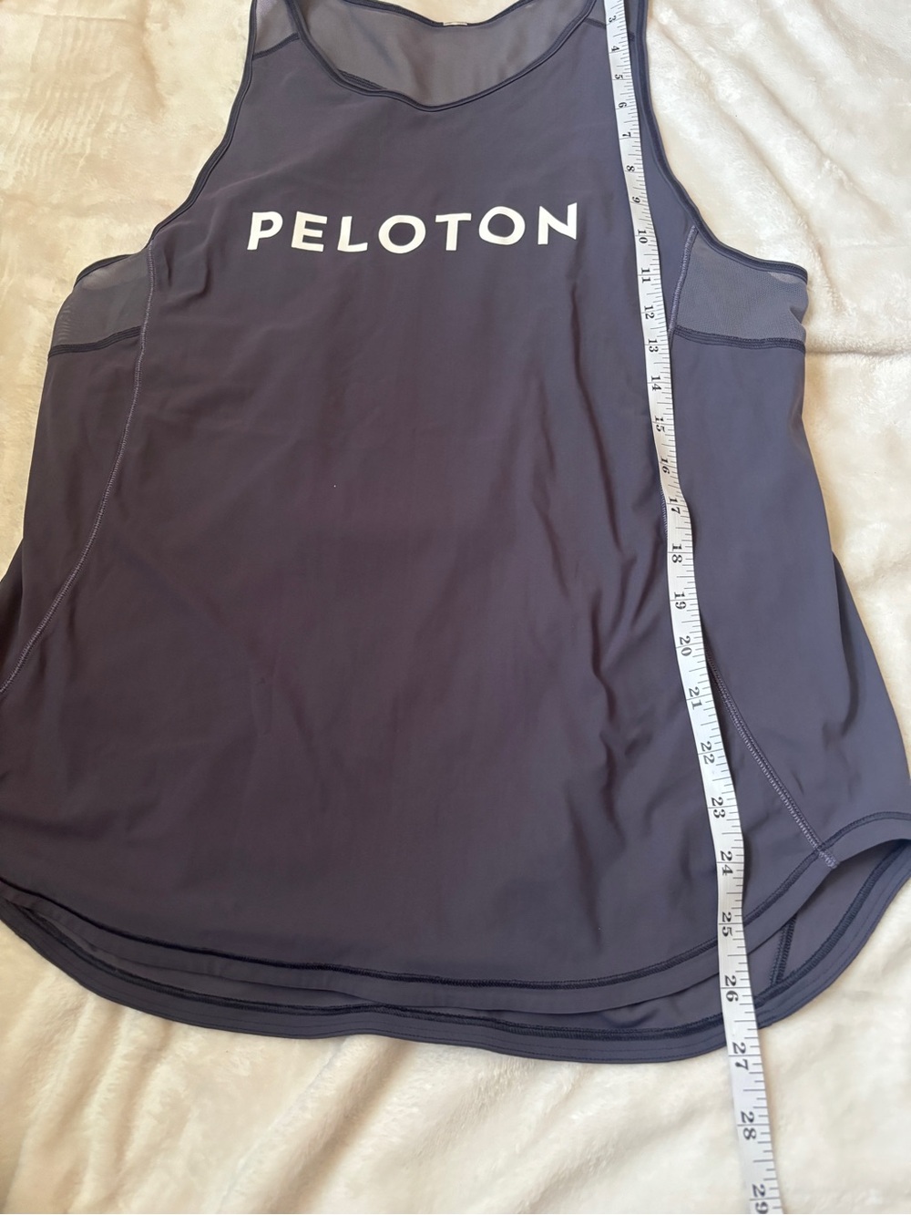 Lululemon x Peloton Mesh Racerback Tank Top Gray Size Large - Picture 7 of 7